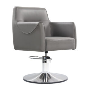 “Sakhi styling chair roca – fixed back salon chairs for modern hair salons”