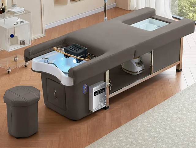 Korean Head Spa Shampoo Bed- K 09 with Pedicure - Image 5