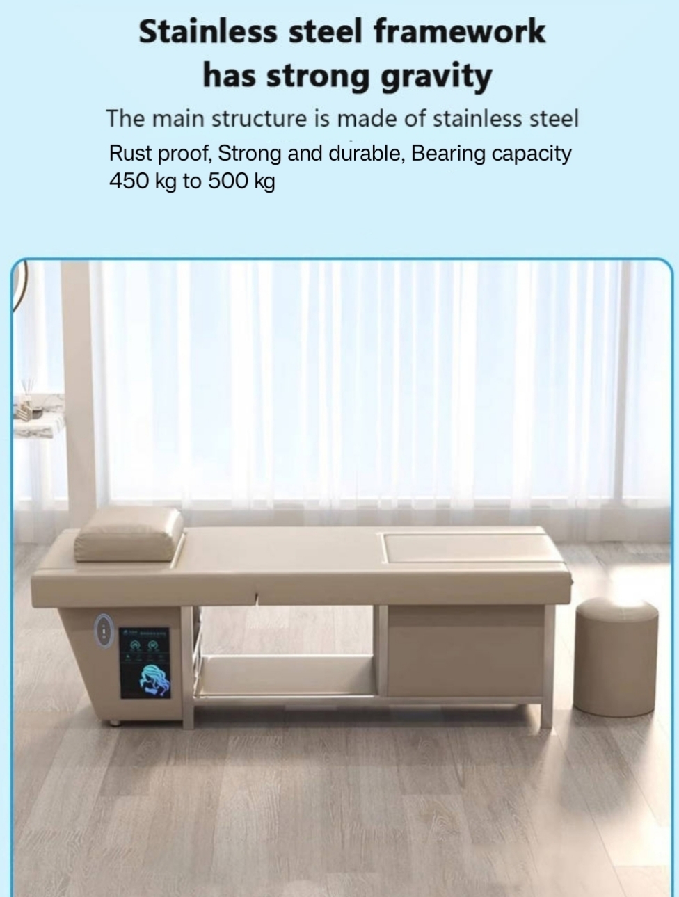 Korean Head Spa Shampoo Bed- K 09 with Pedicure - Image 6