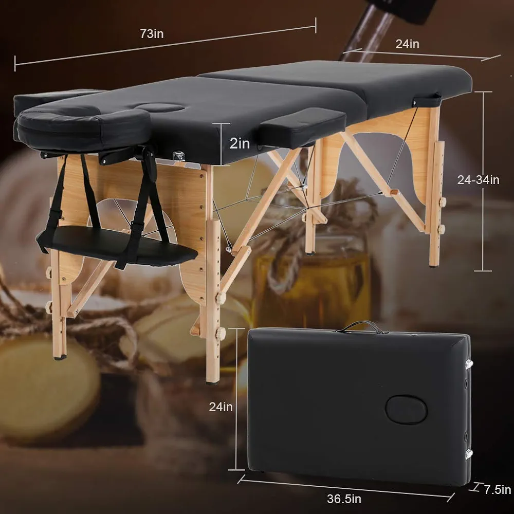 Portable Massage Table wooden - Image 5