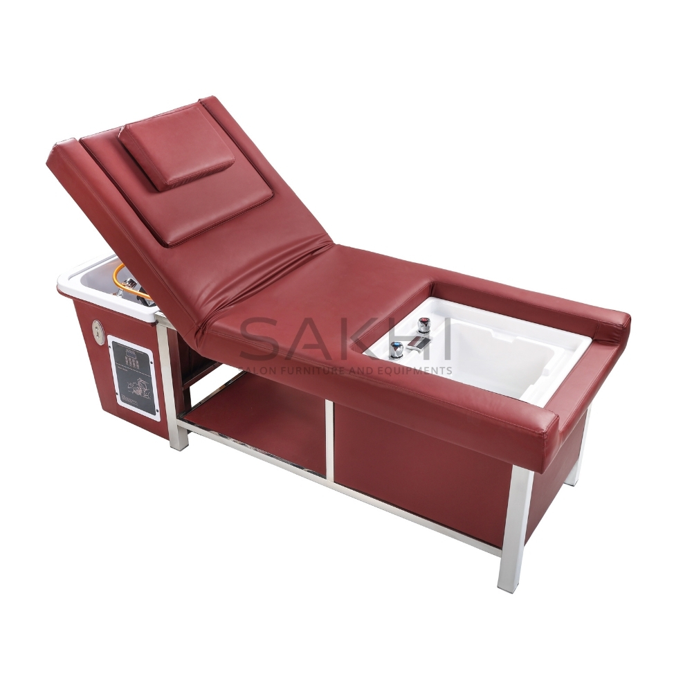 Sakhi Korean Head Spa Bed - K09 with Pedicure - Image 7