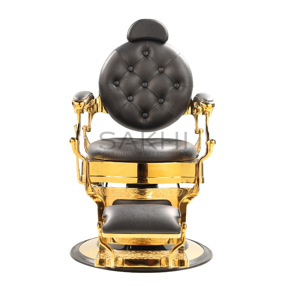 Sakhi Luxury Barber Chair Kingston Gold - Image 3